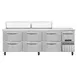 Continental Refrigerator RA93SN18-D 93" 6-Drawer Sandwich and Salad Prep Table, 18 Pans, Stainless Steel 1 image