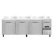 Continental Refrigerator RA93SNBS 93" Worktop Refrigerator w/ 3 Full & 1 Half Doors 1 image