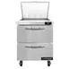 Continental Refrigerator SW27N12M-D 27" Mega Top Sandwich Prep Table w/ 2 Drawers, 12 pans 1 image