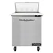Continental Refrigerator SW27N8C 27" 1-Door Sandwich and Salad Prep Table, 8 Pans, Stainless Steel Exterior 1 image