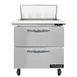 Continental Refrigerator SW32N8C-D 32" One Section Sandwich/Salad Prep Table w/ 2 Drawers, 8 Pans 1 image