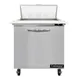 Continental Refrigerator SW32N8C 32" 1-Door Sandwich and Salad Prep Table, 8 Pans, Stainless Steel Exterior 1 image