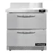 Continental Refrigerator SW32NBS-FB-D 32" 1-Section WorkTop Refrigerator w/ 2 Drawers, 9 cu. ft. 1 image
