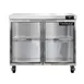 Continental Refrigerator SW36NGD 36" 2-Section WorkTop Refrigerator w/ 2 Glass Doors, 10.3 cu. ft.. 1 image