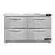 Continental Refrigerator SW48N-FB-D 48" 2-Section Worktop Refrigerator w/ 4 Drawers, 13.4 cu. ft. 1 image