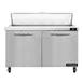 Continental Refrigerator SW48N12 48" 2-Door Sandwich and Salad Prep Table, 12 Pans, Stainless Steel Exterior 1 image