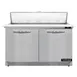 Continental Refrigerator SW48N12C-FB 48" Two Section Sandwich / Salad Prep Table w/ 2 Doors, 12 Pans 1 image