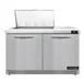 Continental Refrigerator SW48N12M-FB 48" Mega Top Sandwich Prep Table w/ 2 Doors, 12 pans 1 image