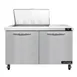 Continental Refrigerator SW48N12M 48" Mega Top Sandwich Prep Table w/ 2 Doors, 12 pans 1 image