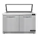 Continental Refrigerator SW48N18M-HGL-FB 48" Mega Top Sandwich Prep Table w/ 2 Doors, 18 pans 1 image