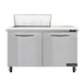 Continental Refrigerator SW48N8C 48" Sandwich / Salad Prep Table w/ 2 Doors, 8 Pans 1 image