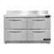 Continental Refrigerator SW48NBS-FB-D 48" 2-Section WorkTop Refrigerator w/ 4 Drawers, 13.4 cu. ft. 1 image