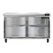 Continental Refrigerator SW48NGD 48" 2-Section Worktop Refrigerator w/ 2 Glass Doors, 13.4 cu. ft. 1 image
