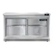 Continental Refrigerator SW48NSGD-FB 48" Worktop Refrigerator w/ 2 Sliding Glass Doors, 13.4 cu. ft. 1 image
