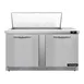 Continental Refrigerator SW60N18M-FB 60" Mega Top Sandwich Prep Table w/ 2 Doors, 18 pans 1 image
