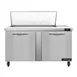 Continental Refrigerator SW60N18M 60" Mega Top Sandwich Prep Table w/ 2 Doors, 18 pans 1 image