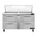 Continental Refrigerator SW60N24M-D 60" Mega Top Sandwich Prep Table w/ 4 Drawers, 24 pans 1 image
