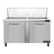 Continental Refrigerator SW60N24M 60" Mega Top Sandwich Prep Table w/ 2 Doors, 24 pans 1 image