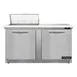 Continental Refrigerator SW60N8C-FB 60" Sandwich / Salad Prep Table w/ 2 Doors, 8 Pans 1 image