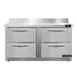 Continental Refrigerator SW60NBS-FB-D 60" 2-Section Worktop Refrigerator w/ 4 Drawers, 17 cu. ft. 1 image