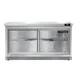 Continental Refrigerator SW60NSGD-FB 60" Worktop Refrigerator w/ 2 Sliding Glass Doors, 17 cu. ft. 1 image