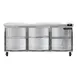 Continental Refrigerator SW72NGD 72" WorkTop Refrigerator w/ 3 Glass Doors, 20.6 cu. ft. 1 image