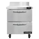 Continental Refrigerator SWF27NBS-D 27" 1-Section Worktop Freezer w/ 2 Drawers, 7.4 cu. ft. 1 image