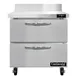 Continental Refrigerator SWF32NBS-D 32" 1-Section Worktop Freezer w/ 2 Drawers, 9 cu. ft. 1 image