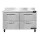 Continental Refrigerator SWF48NBS-D 48" 2-Section Worktop Freezer w/ 4 Drawers, 13.4 cu. ft. 1 image
