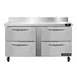 Continental Refrigerator SWF60NBS-D 60" 2-Section Worktop Freezer w/ 4 Drawers, 17 cu. ft. 1 image
