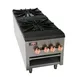 Copper Beech Range CBSP-2 18" Gas Stock Pot Range w/ (2) Two Ring Burners, Front to Back Design, Valve Controls, 220.000 BTU 1 image