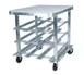 Winholt CR-72M Aluminum Mobile Can Storage Rack w/ Work Aluminum Top, 72 #10 or 96 #5 Cans Capacity 1 image