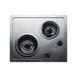 Summit CR2B122 21" Electric Radiant Cooktop w/ (2) Spiral Burners, Stainless Steel, 1.4 kW, 115v 1 image