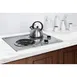 Summit CR2B122 21" Electric Radiant Cooktop w/ (2) Spiral Burners, Stainless Steel, 1.4 kW, 115v 3 image