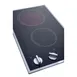 Summit CR2B12ST 12" Electric Radiant Cooktop w/ (2) Burners, Black Ceramic Glass and Stainless Steel Frame, 1.4 kW, 115v 3 image
