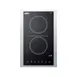 Summit CR2B15T1B 12" Electric Radiant Cooktop w/ (2) Burners, Black Ceramic Glass, Digital Controls, 2.4 kW, 115v 6 image