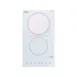 Summit CR2B23T4W 12" Electric Radiant Cooktop w/ (2) Burners, White Ceramic Glass, Digital Controls, 3.0 kW, 230v 2 image