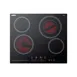 Summit CR4B23T5B 23 1/4" Electric Radiant Cooktop w/ (4) Burners, Black Ceramic Glass, Digital Controls, 6.4 kW, 220v 2 image
