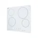 Summit CR4B23T6W 23 1/4" Electric Radiant Cooktop w/ (4) Burners, White Ceramic Glass, Digital Controls, 6.4 kW, 220v 3 image