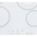 Summit CR4B23T6W 23 1/4" Electric Radiant Cooktop w/ (4) Burners, White Ceramic Glass, Digital Controls, 6.4 kW, 220v 4 image