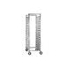 Cres Cor 2071524 24 Tray End Load Aluminum Mobile Utility Rack, Assembled 1 image