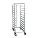 Cres Cor 2071524SD 24 Tray End Load Super Duty Aluminum Mobile Utility Rack, Assembled 1 image