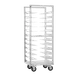 Cres Cor 207UA12Z 12 Pan End Load Correctional Aluminum Roll-In Refrigerator Rack w/ 4-1/2" Bottom Load Slides 1 image