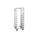 Cres Cor 22072420A 20 Tray Side Load Double Full Height Aluminum Mobile Oval Tray Rack 1 image