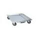 Cres Cor 500026 Hi-Tensile Aluminum Transport Dolly, 27x26.5in, Silver, 5in Swivel Casters, NSF 1 image