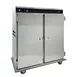 Cres Cor CCB120A Heated Cabinet, 2‑Door Stainless Steel, 67”‑72” H, 120‑Plate Capacity, 6” Casters 1 image