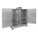 Carter-Hoffmann BB1600 Full Height 2-Door Heated Banquet Cabinet 150 Plates Stainless 73"-78" Mobile Casters 5 image