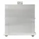 Carter-Hoffmann BB1600 Full Height 2-Door Heated Banquet Cabinet 150 Plates Stainless 73"-78" Mobile Casters 6 image
