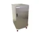 Carter-Hoffmann ESDTT14 Stainless Steel 14 Tray Economy Patient Tray Cart w/ Single Door 1 image