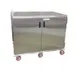 Carter-Hoffmann ETDTT32 Stainless Steel 32 Tray Economy Patient Tray Cart w/ 2 Doors 1 image